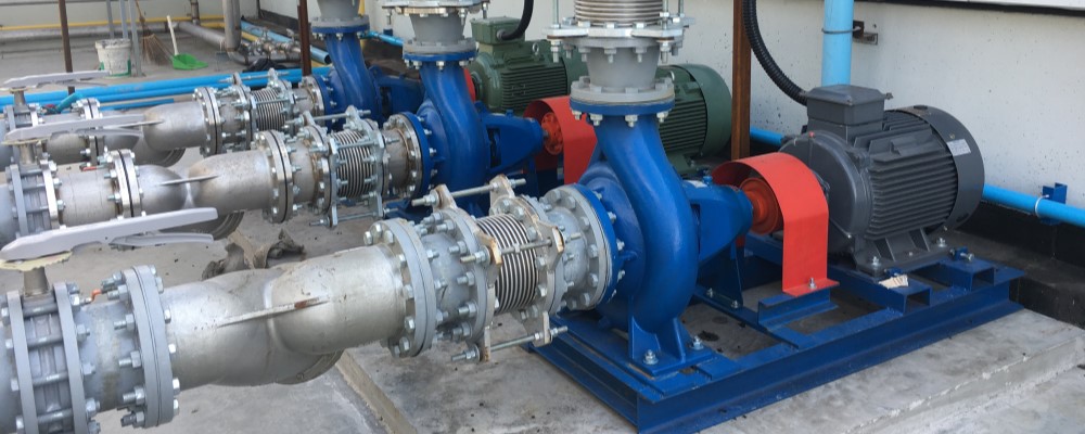 bomba para captação de água