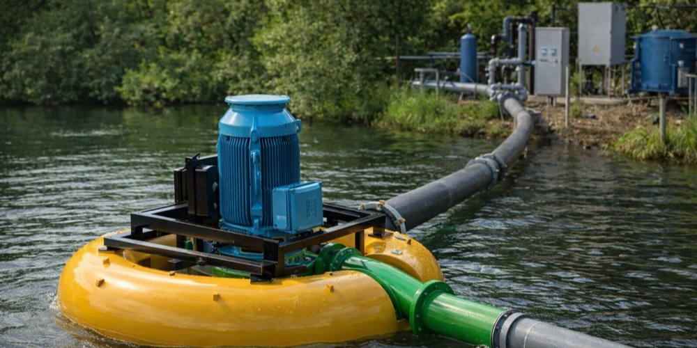 bomba flutuante contribui para sistemas móveis e emergenciais